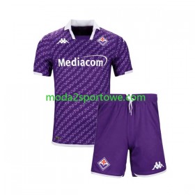 Koszulka AC Fiorentina Dziecięcy Domowe Stroje Piłkarskie 2023/24 Krótki Rękaw